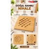 ByMyHand Doğal Ahşap Kare Nihale