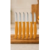 ByMyHand Kahverengi Meyve Bıçağı 6lı Set