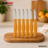 ByMyHand Kahverengi Meyve Bıçağı 6lı Set