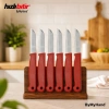 ByMyHand Kırmızı Meyve Bıçağı 6lı Set