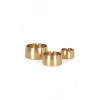 ByMyHand Paslanmaz Çelik Gold 3lü küllük Set