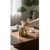 ByMyHand Paslanmaz Çelik Gold 3lü küllük Set