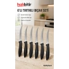 ByMyHand Paslanmaz Çelik Meyve ve Sebze Bıçağı 6lı Set