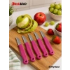 ByMyHand Pembe Meyve Bıçağı 6lı Set