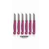 ByMyHand Pembe Meyve Bıçağı 6lı Set