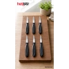 ByMyHand Siyah Meyve Bıçağı 6lı Set