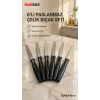 ByMyHand Siyah Meyve Bıçağı 6lı Set