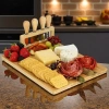 Doğal Bambu Bıçaklı Peynir Servis Sunum Seti 6 Parça