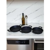 MyBru Döküm Omlet Tava 3lü Set 18-20-22 Cm