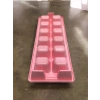 MyBru Pembe Sert Plastik 12 Hazneli Kare Buz Kalıbı