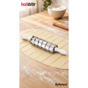 ByMyHand Kare Hamur Şekillendirici Mantı Merdanesi 1 Adet