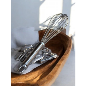 MyBru Paslanmaz Çelik Metal Saplı El Çırpıcısı (Blender) (Büyük Boy)