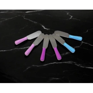 MyBru Paslanmaz Çelik Plastik Saplı 6lı Kahvaltı Bıçağı (Karışık Renk)