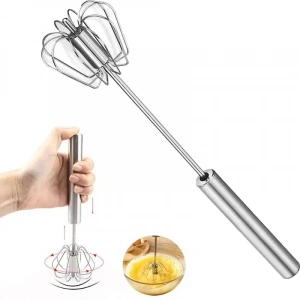 MyBru Paslanmaz Çelik Yaylı Yarı Otomatik El Çırpıcısı