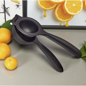 MyBru Siyah Döküm Limon Sıkacağı (Narenciye sıkacağı)