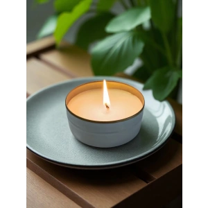 MyHand Soyawax Beyaz Teneke Mum Kokusuz Kutu Mum 60 Gr