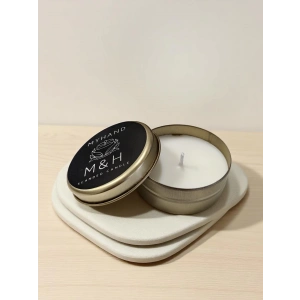 MyHand Soyawax Gold Teneke Mum Lady Musk Esans Kokulu Kutu Mum 60 Gr