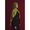 YEŞİL Maisa Neda Jakarlı Pamuk İpek Şal 70x190