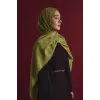 YEŞİL Maisa Neda Jakarlı Pamuk İpek Şal 70x190