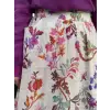 Ghisa Botanik Desenli Vual Kloş Etek G5390