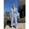 Almarwah Fermuarlı Kraşlı Kap Pantolon Takım 202973