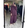 Misswhence Parça Detaylı Tunik Şalvar Pantolon Takım 39022