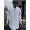 Ghisa İncili Çizgili Gömlek G4318