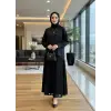 Zems Güpürlü Saten Etek Bluz Takım 2T079