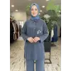 Cebi Boncuk İşlemeli Yağları Bağcıklı Tunik KA81050