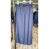 Vuu Gold Düğme Aksesuarlı Denim Ceket Kemerli Pantolon Takım