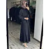 Clande Şık Saten Gömlek Güpürlü Etek Takım