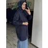 Kayra Kuşgözü Detaylı İşlemeli Gömlek  KA21122