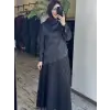 Zems Güpürlü Saten Etek Bluz Takım 2T079