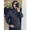 Zems Güpürlü Saten Etek Bluz Takım 2T079