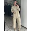 Qupra Keten Gömlek Anvelop Pantolon Takım WAD1217