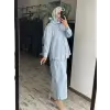 Qupra Keten Gömlek Anvelop Pantolon Takım WAD1217