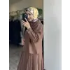 Qupra Boncuk İşlemeli Parçalı Bluz Etek Takım WAD12114