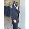 Qupra Kuşağı Boncuk Detaylı Modal Tunik Pantolon Takım WAD12126