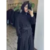Qupra Kemerli Modal Ceket Etek Pantolon Takım WAD1226