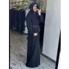 Qupra Kemerli Modal Ceket Etek Pantolon Takım WAD1226