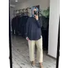 Kayra Yaka Cepli Basic Keten Gömlek KA21134