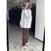 Misswhence Paça Detaylı Chanel Keten Pantolon 39121