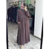 Almarwah Asimetrik Dikiş Detaylı Elbise 303892