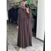 Almarwah Asimetrik Dikiş Detaylı Elbise 303892