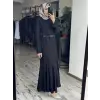 Vuu Apoletli Jakarlı Elbise
