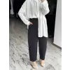Almarwah Pens Detaylı Denim Havuç Pantolon 606111