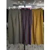 QooQ Store Pens Detaylı Çizgili Silva Pantolon 26SS309