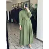 Misswhence Parça Detaylı Viscon Tencel Elbise 39844