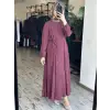 Misswhence Parça Detaylı Viscon Tencel Elbise 39844