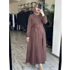 Misswhence Parça Detaylı Viscon Tencel Elbise 39844